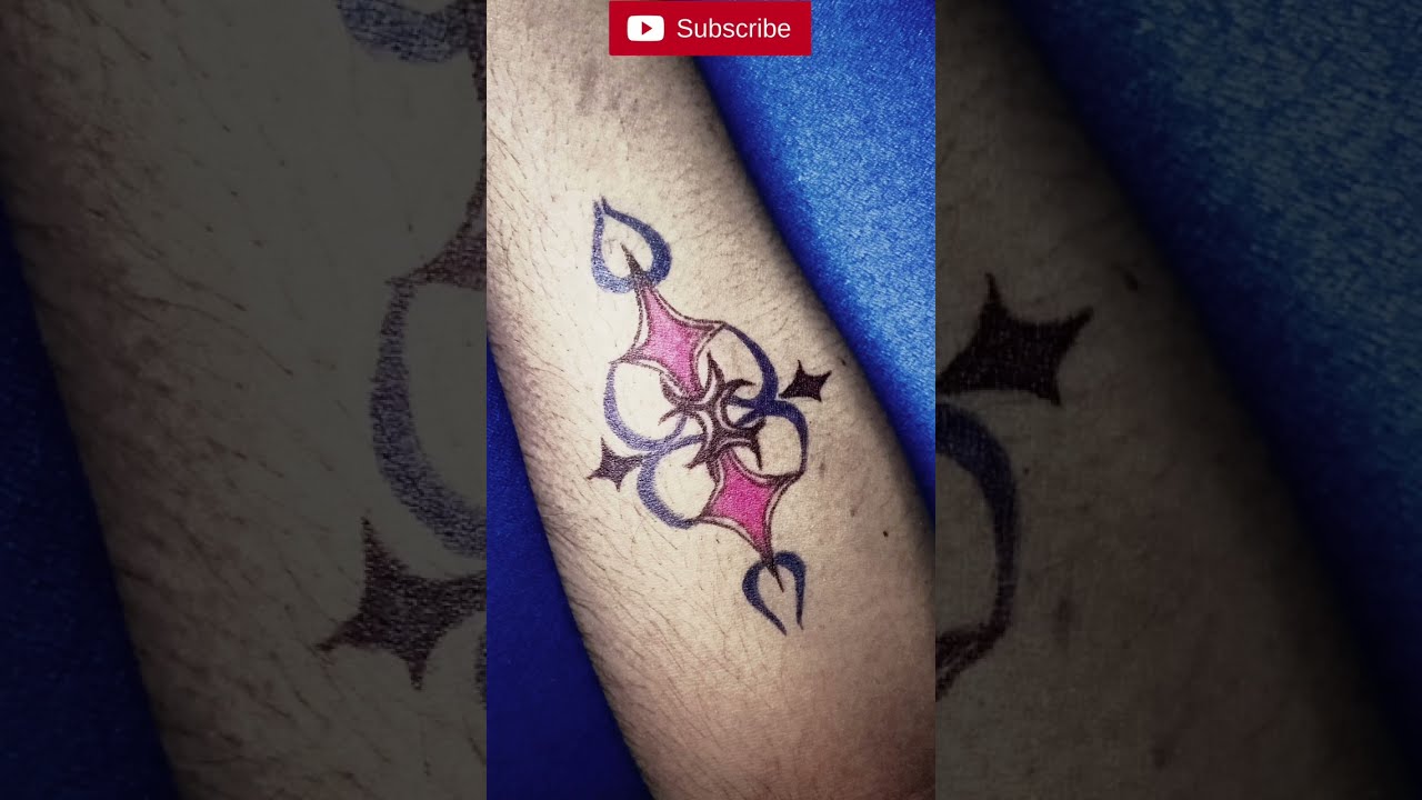 Ashok stambh tattoo - YouTube